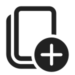 Copy Add SVG Icon